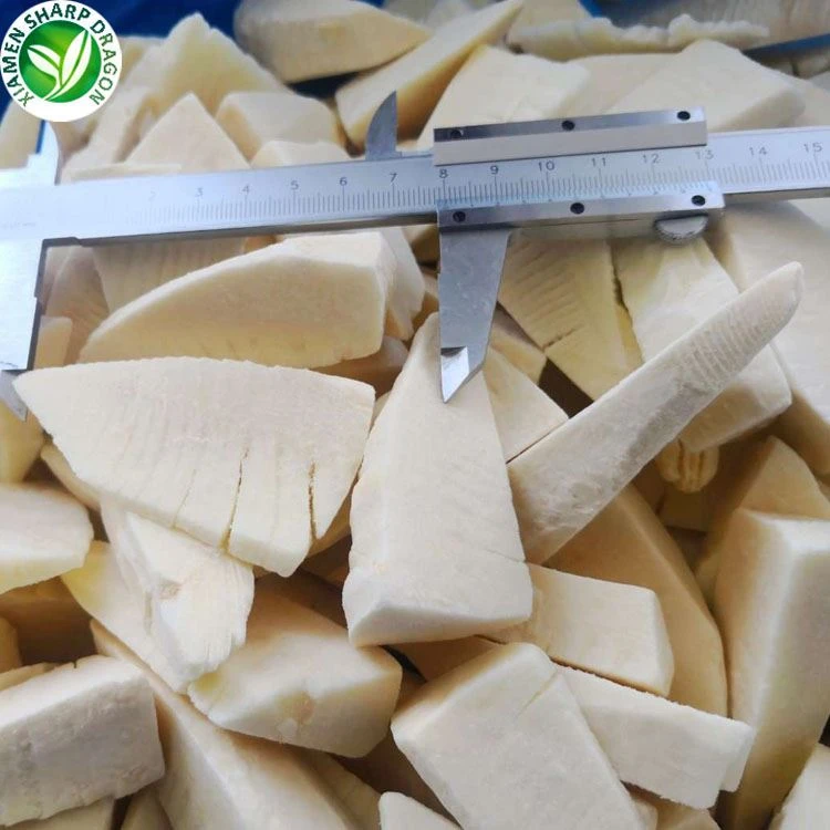 Frozen winter bamboo shoots size reference for B2B buyers
