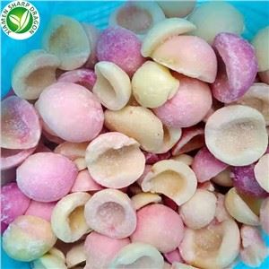 Замразени прасковени кубчета